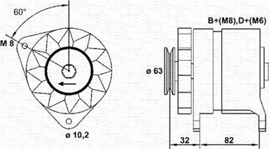 Magneti Marelli 943356519010 - Alternatore autozon.pro