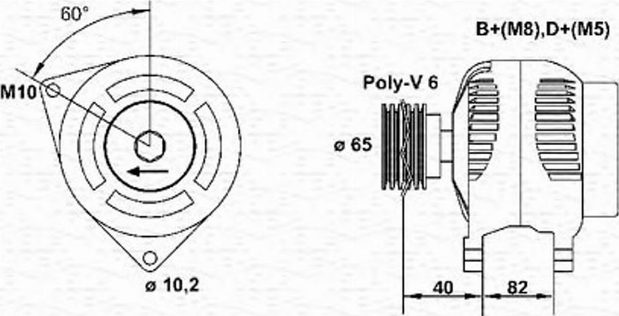 Magneti Marelli 943356515010 - Alternatore autozon.pro