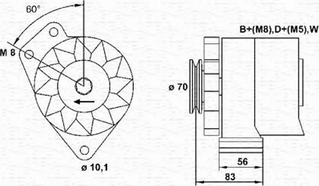 Magneti Marelli 943356510010 - Alternatore autozon.pro