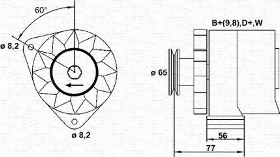 Magneti Marelli 943356536010 - Alternatore autozon.pro