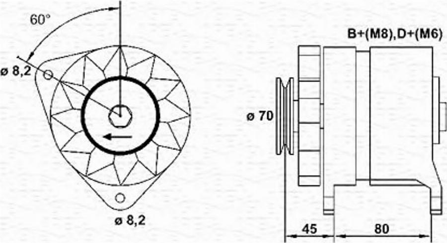 Magneti Marelli 943356521010 - Alternatore autozon.pro