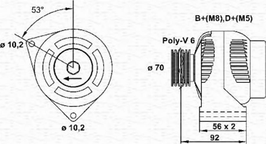 Magneti Marelli 943356577010 - Alternatore autozon.pro