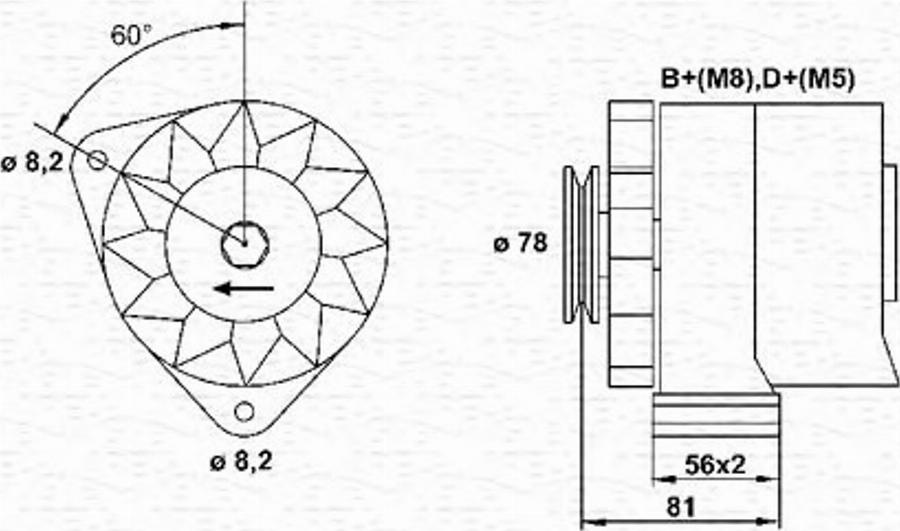 Magneti Marelli 943356649010 - Alternatore autozon.pro