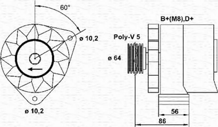 Magneti Marelli 943356644010 - Alternatore autozon.pro