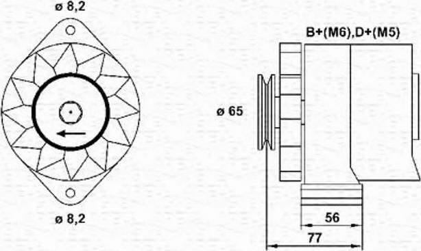 Magneti Marelli 943356659010 - Alternatore autozon.pro