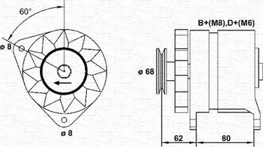 Magneti Marelli 943356654010 - Alternatore autozon.pro