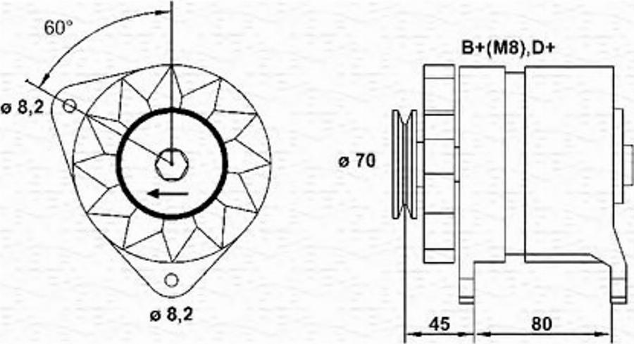 Magneti Marelli 943356653010 - Alternatore autozon.pro