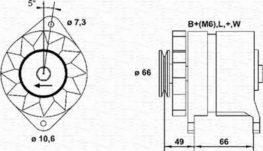 Magneti Marelli 943356665010 - Alternatore autozon.pro