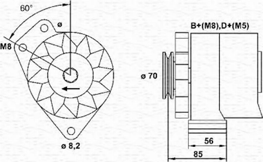 Magneti Marelli 943356604010 - Alternatore autozon.pro