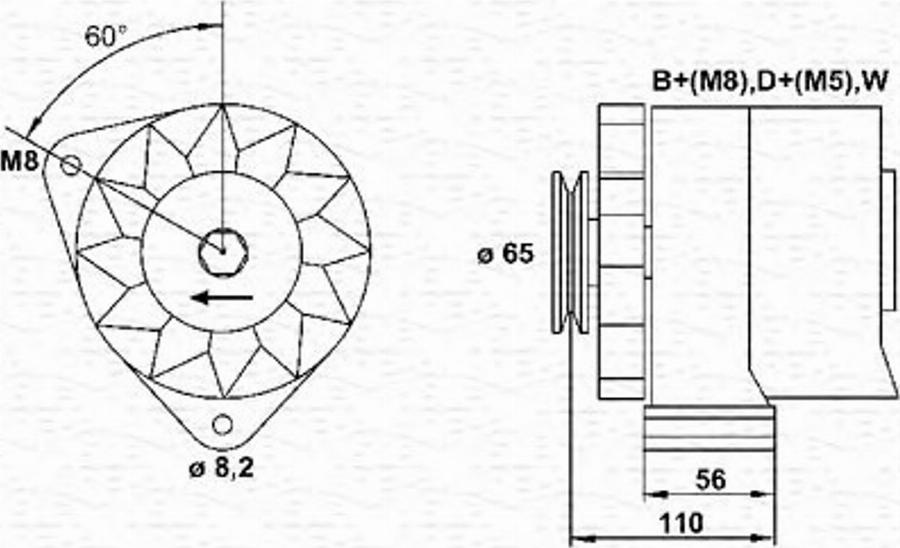 Magneti Marelli 943356605010 - Alternatore autozon.pro