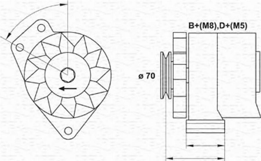 Magneti Marelli 943356606010 - Alternatore autozon.pro