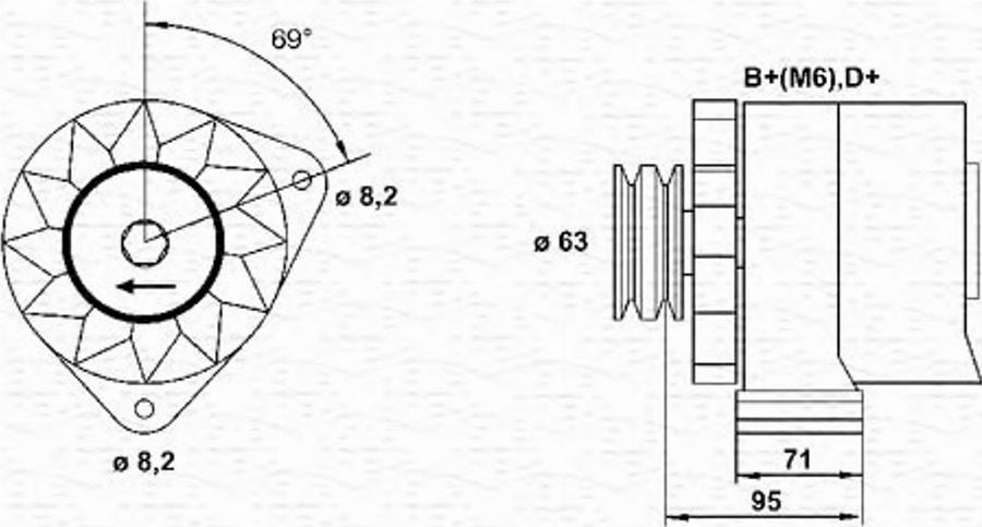 Magneti Marelli 943356689010 - Alternatore autozon.pro