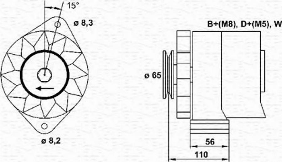 Magneti Marelli 943356682010 - Alternatore autozon.pro