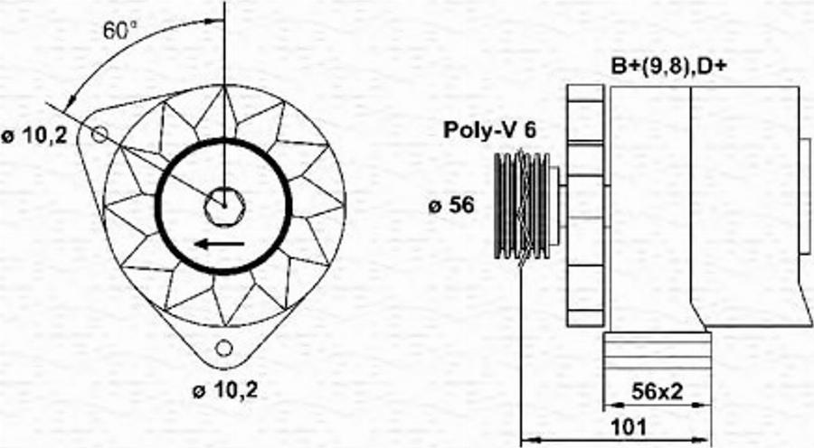 Magneti Marelli 943356621010 - Alternatore autozon.pro