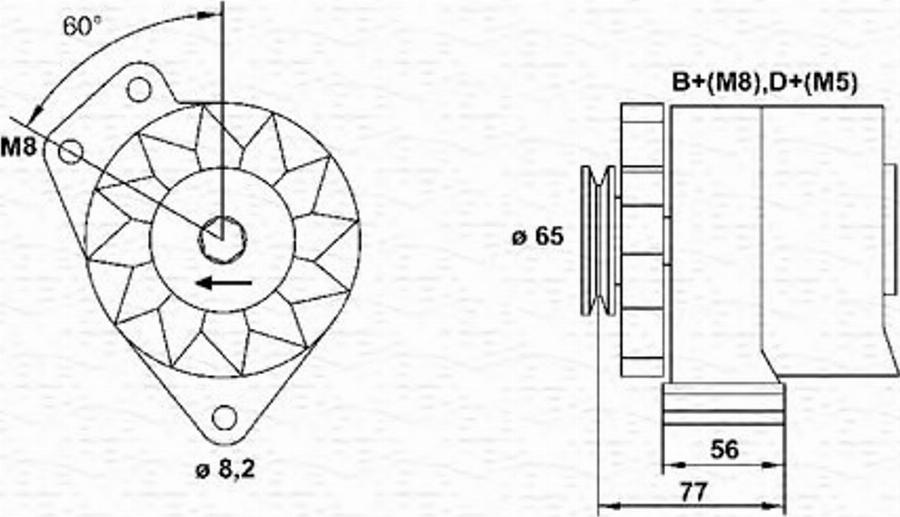 Magneti Marelli 943356677010 - Alternatore autozon.pro