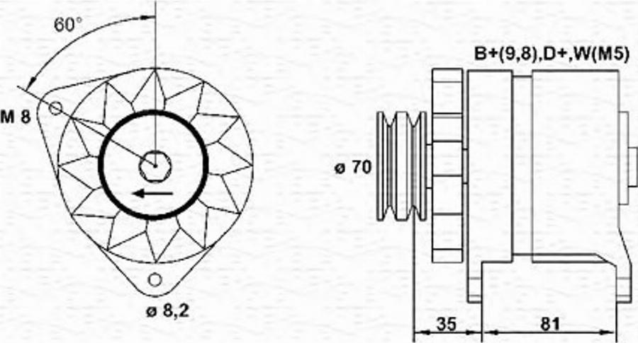 Magneti Marelli 943356054010 - Alternatore autozon.pro