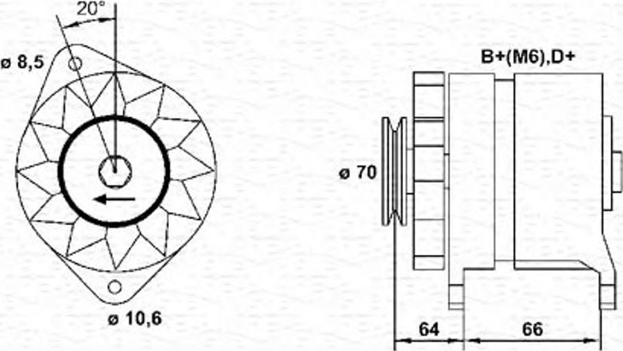 Magneti Marelli 943356146010 - Alternatore autozon.pro