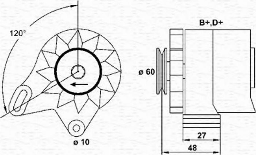 Magneti Marelli 943356143010 - Alternatore autozon.pro