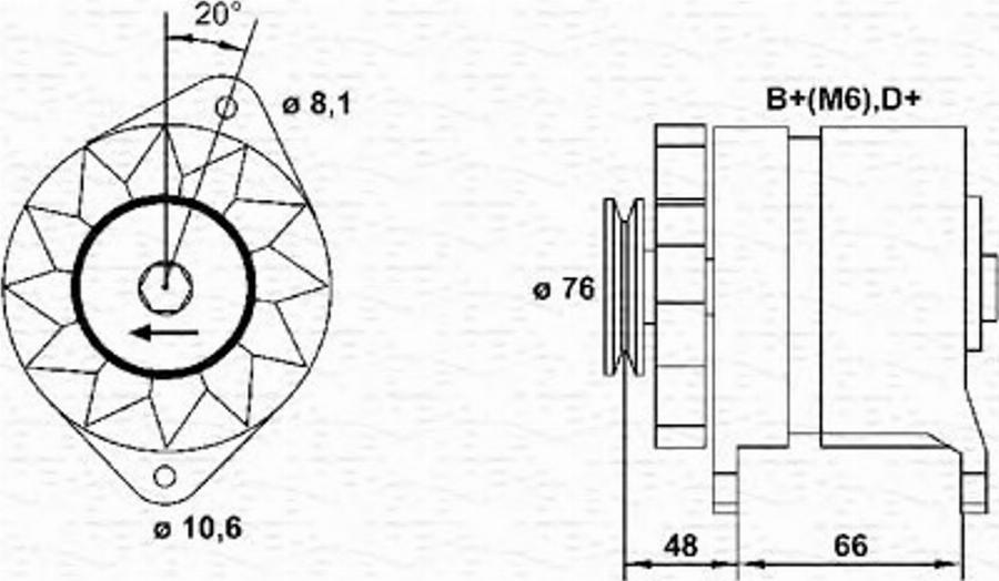 Magneti Marelli 943356151010 - Alternatore autozon.pro