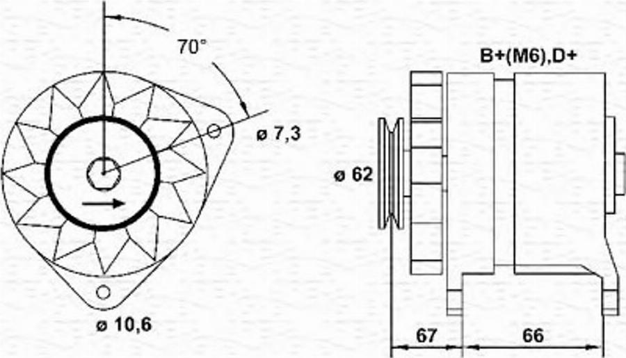 Magneti Marelli 943356158010 - Alternatore autozon.pro