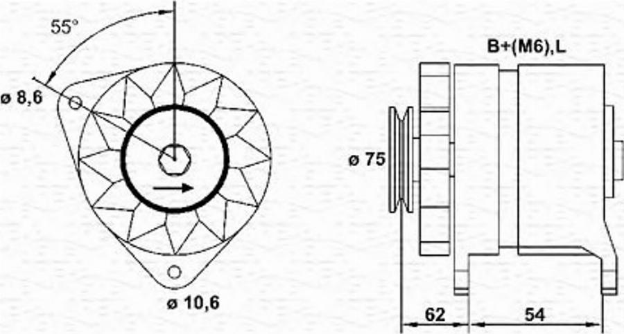 Magneti Marelli 943356107010 - Alternatore autozon.pro