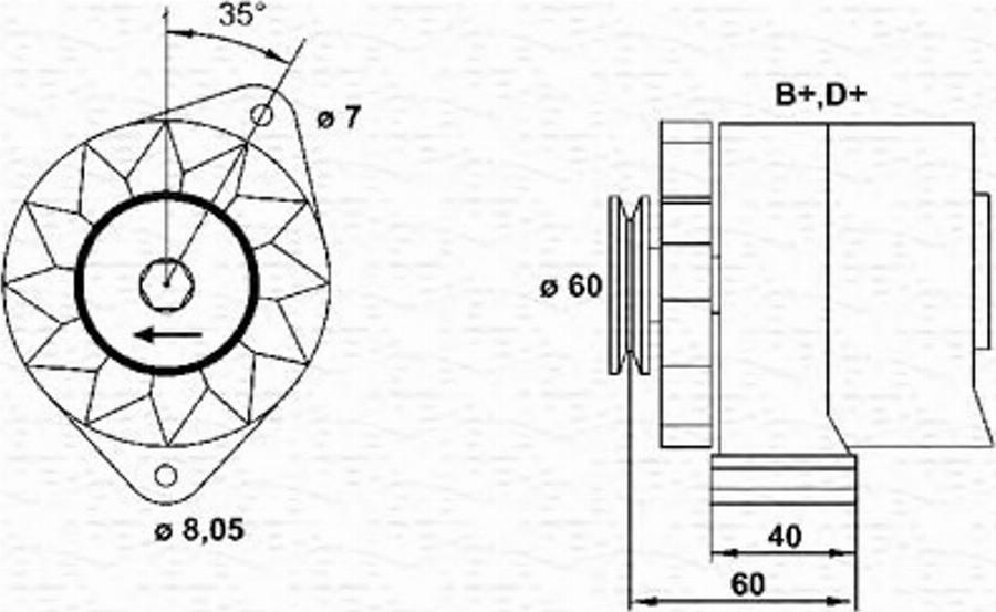 Magneti Marelli 943356116010 - Alternatore autozon.pro