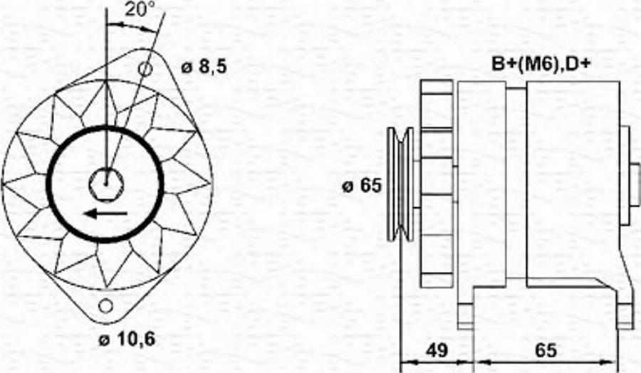 Magneti Marelli 943356136010 - Alternatore autozon.pro