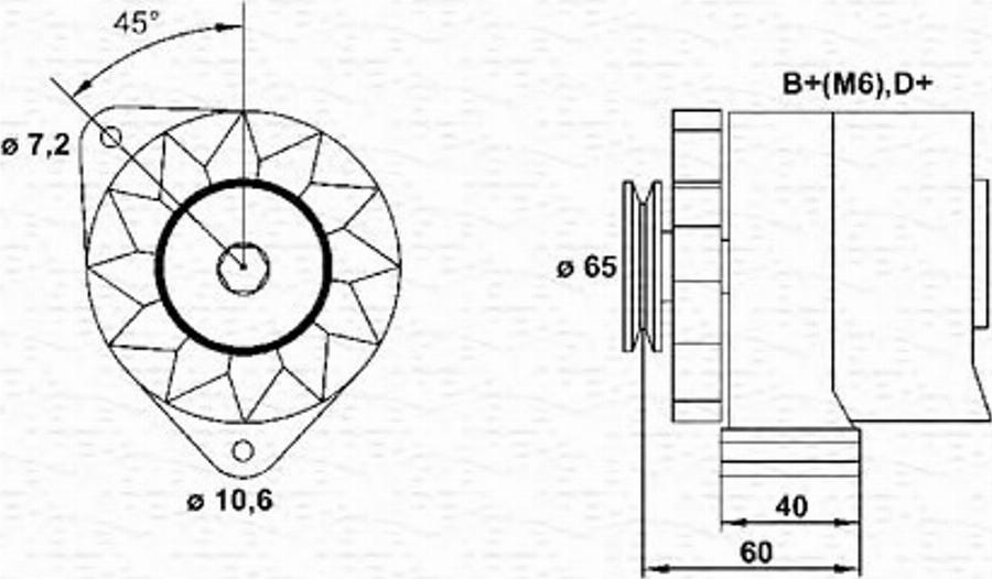 Magneti Marelli 943356125010 - Alternatore autozon.pro