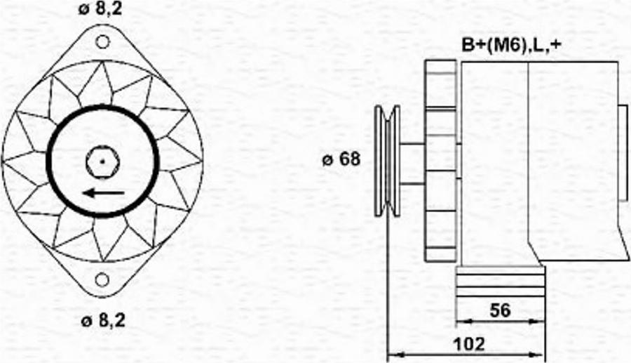 Magneti Marelli 943356174010 - Alternatore autozon.pro