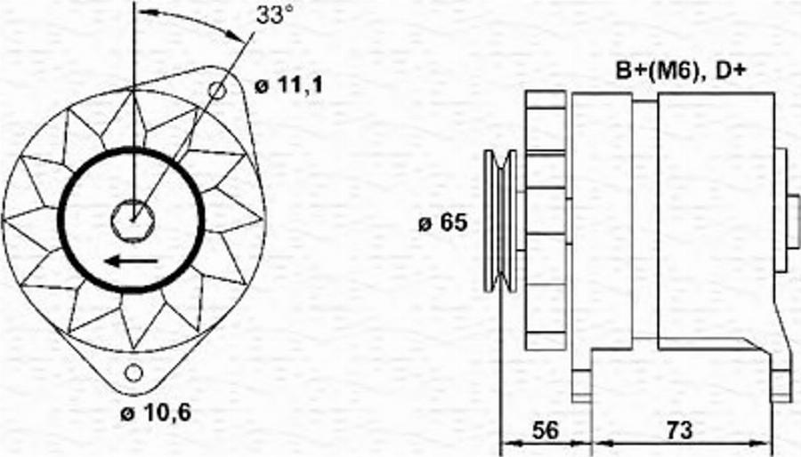 Magneti Marelli 943 35 684 801 0 - Alternatore autozon.pro