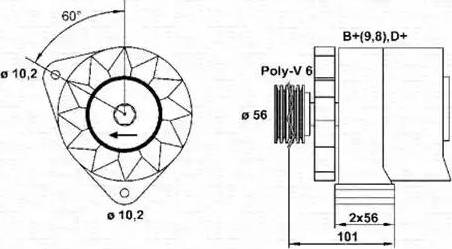 Magneti Marelli 943356808010 - Alternatore autozon.pro