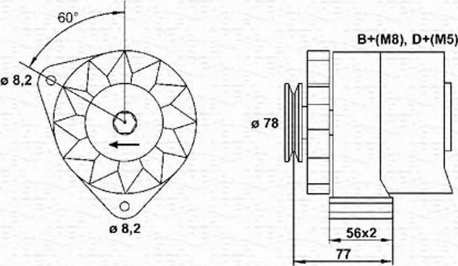 Magneti Marelli 943356803010 - Alternatore autozon.pro