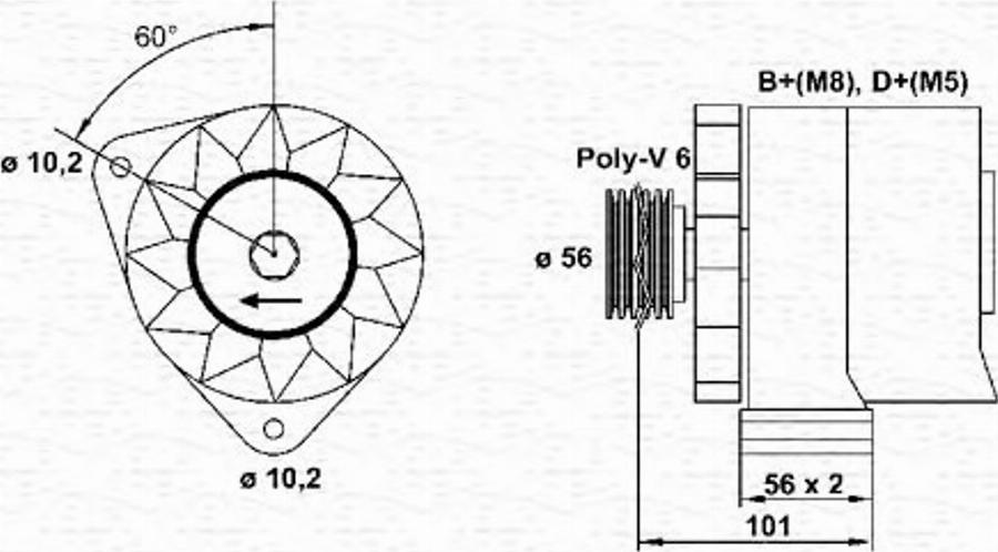 Magneti Marelli 943 35 681 101 0 - Alternatore autozon.pro