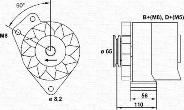 Magneti Marelli 943356818010 - Alternatore autozon.pro