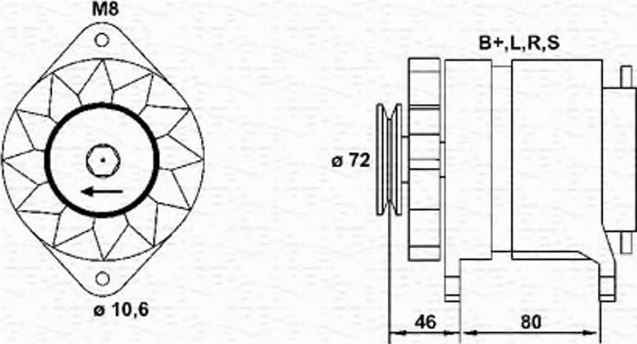 Magneti Marelli 943356392010 - Alternatore autozon.pro