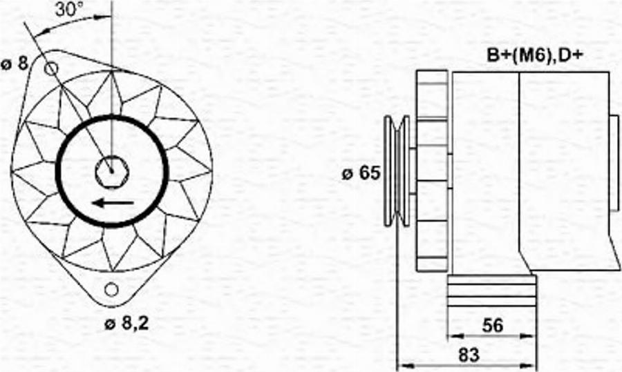 Magneti Marelli 943356308010 - Alternatore autozon.pro