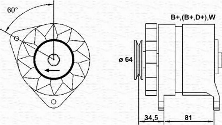 Magneti Marelli 943356315010 - Alternatore autozon.pro