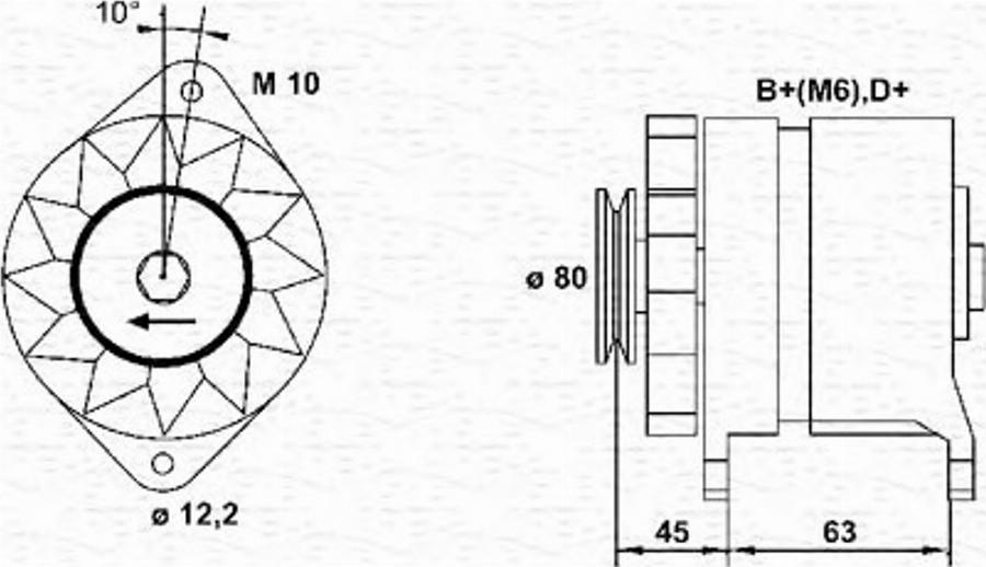 Magneti Marelli 943356380010 - Alternatore autozon.pro