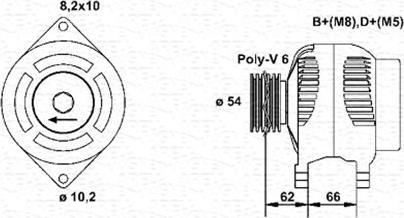 Magneti Marelli 943356329010 - Alternatore autozon.pro