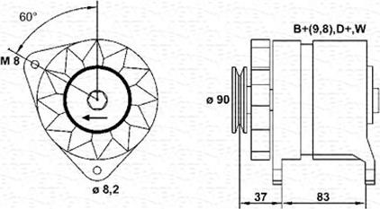 Magneti Marelli 943356245010 - Alternatore autozon.pro