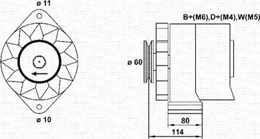 Magneti Marelli 943356248010 - Alternatore autozon.pro