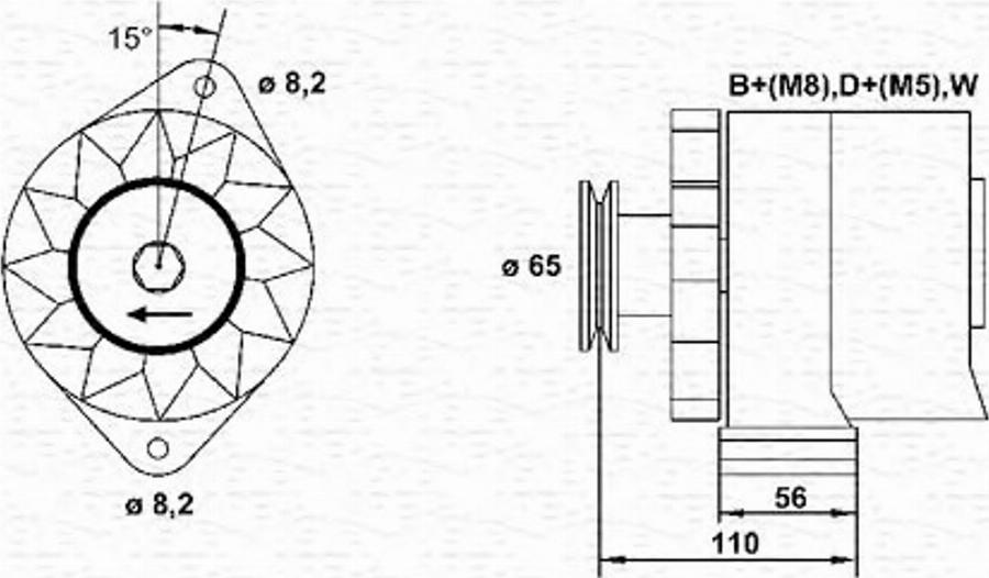 Magneti Marelli 943356257010 - Alternatore autozon.pro