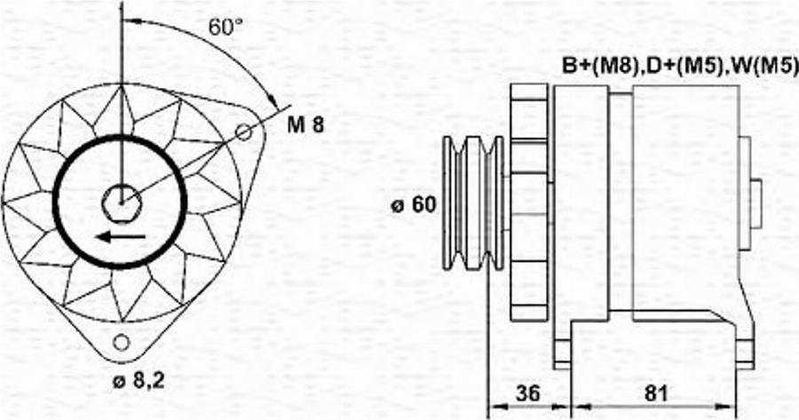 Magneti Marelli 943356205010 - Alternatore autozon.pro