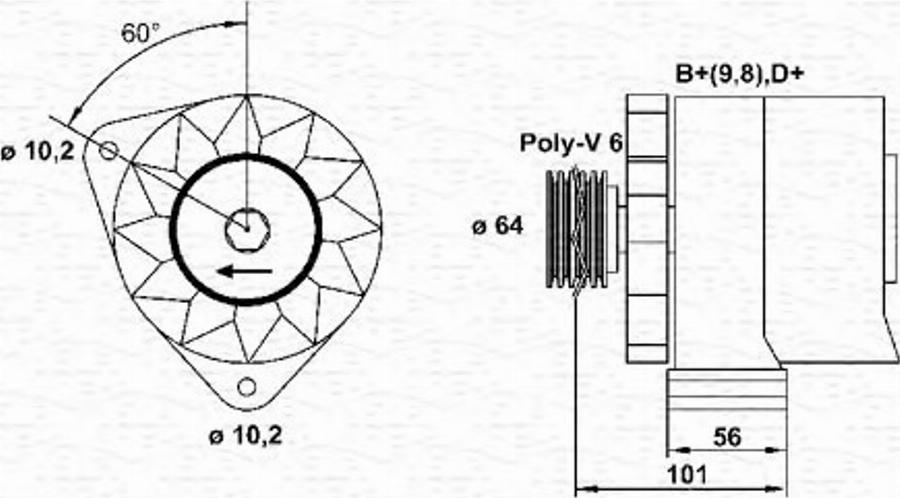 Magneti Marelli 943356206010 - Alternatore autozon.pro