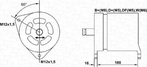 Magneti Marelli 943356229010 - Alternatore autozon.pro