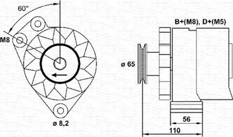 Magneti Marelli 943356797010 - Alternatore autozon.pro