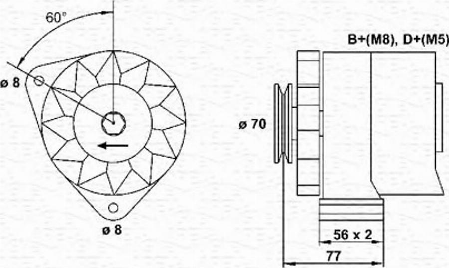 Magneti Marelli 943356749010 - Alternatore autozon.pro