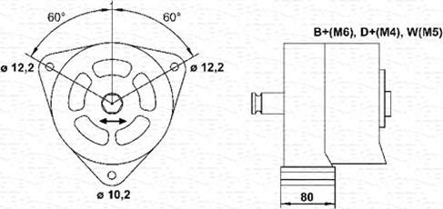 Magneti Marelli 943356708010 - Alternatore autozon.pro