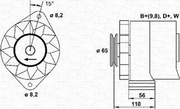 Magneti Marelli 943356788010 - Alternatore autozon.pro