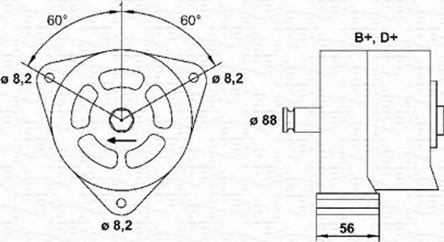 Magneti Marelli 943356735010 - Alternatore autozon.pro